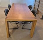 Eettafel in uitstekende staat + gratis stoelen!, Ophalen, Teakhout, 50 tot 100 cm, Zo goed als nieuw