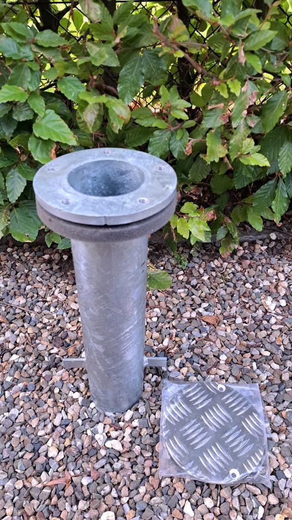 Glatz Bodemhuls Type M4 - Parasol Verankering, Tuin en Terras, Parasols, Nieuw, Parasolvoet, Minder dan 1 meter, Ophalen