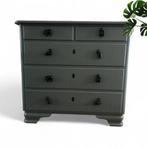 ✨Landelijke commode/ladekast, met dierenknoppen, Ophalen, Gebruikt, 50 tot 100 cm, 3 of 4 laden