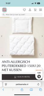 Peuterdekbed en 4 dekbedovertrek en paar matrashoezen, Ophalen, Zo goed als nieuw, Eenpersoons, Dekbedovertrek