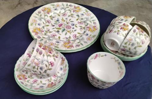 Vintage servies 'Haddon Hall', Huis en Inrichting, Keuken | Servies, Zo goed als nieuw, Overige typen, Overige stijlen, Porselein