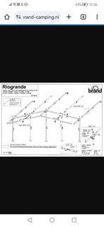 Frame brand tent powergrip 28 mm staal, Caravans en Kamperen, Tenten, Zo goed als nieuw