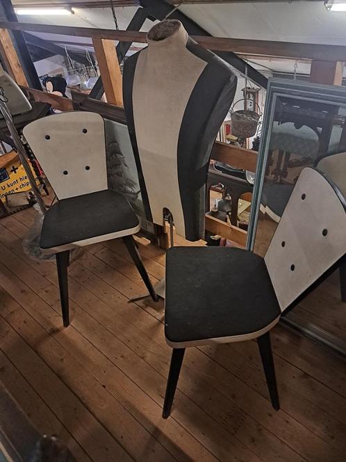 Antieke mannelijke paspop met 2 bijpassende Art Deco stoelen, Antiek en Kunst, Curiosa en Brocante, Ophalen