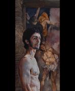 Meeting Saint Sebastian., Antiek en Kunst, Ophalen