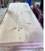 Boomstam tafel bladen 300 x80/100 cm breed 6 cm dik, Huis en Inrichting, Tafels | Eettafels, Landelijk diuglas stam, Rechthoekig