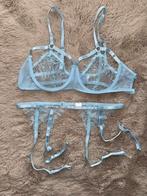 Bh met jarretels blauw, Ophalen of Verzenden, Blauw, BH