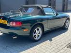 Mazda MX-5 1.6 I 2003 Groen,   nieuwe APK tot 25-7-2026, Auto's, Mazda, Zwart, 4 cilinders, Cabriolet, Handgeschakeld