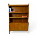 Zweedse vintage boekenkast, Huis en Inrichting, Kasten | Boekenkasten, Scandinavisch design | Vintage | Zweeds, 100 tot 150 cm