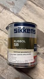 Sikkens Rubbol SB hoogglans lakverf 1 liter RAL 5023, Ophalen, Zo goed als nieuw, Lak