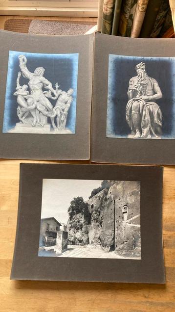+/- 1900. Roma. 3x oude grote (37x26)foto’s.Zeldzaam koopje beschikbaar voor biedingen