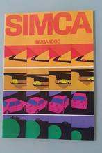 Simca 1000 Folder, Boeken, Verzenden, Zo goed als nieuw, Overige merken