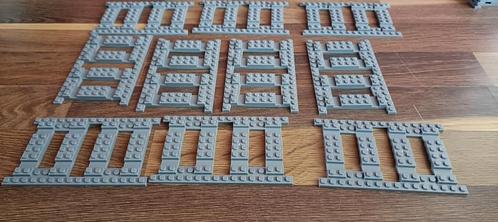 10X Lego compatible ballast platen voor rechte rails., Kinderen en Baby's, Speelgoed | Duplo en Lego, Zo goed als nieuw, Ophalen of Verzenden