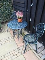 Bistro set, Ophalen of Verzenden, Zo goed als nieuw, 2 zitplaatsen