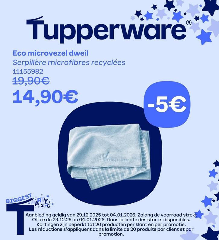 Tupperware Dweil, Huis en Inrichting, Keuken | Tupperware, Nieuw, Overige typen, Ophalen of Verzenden