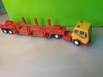 Matchbox K135 - Mercedes Truck dieplader (geel) 1/50, Ophalen of Verzenden, Gebruikt, Bus of Vrachtwagen, Matchbox