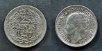 25 cent 1944 ep ZF, Postzegels en Munten, Munten | Nederland, Zilver, Koningin Wilhelmina, 25 cent, Verzenden