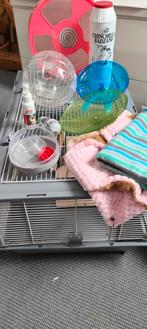 Hamster kooi met heel veel toebehoren, Ophalen of Verzenden, 75 tot 110 cm, Kooi, Chinchilla