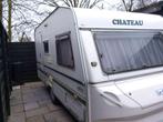 Chateau 445 met stapelbed/rondzit/voortent en luifel 2020, Chateau, Rondzit, Bedrijf, Stapelbed