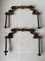 Antieke messing handgrepen met griffioenen ca. 1900!, Verzenden, Koper