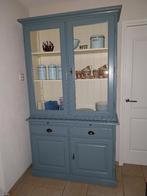 Vitrinekast landelijk, Ophalen, 100 tot 150 cm, 200 cm of meer, Grenenhout