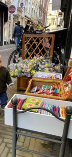 vidaXL Plantenbak verhoogd met latwerk massief acaciahout, Tuin en Terras, Ophalen, Zo goed als nieuw, Hout