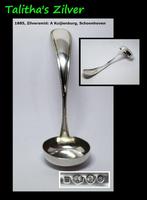 🔴🔴Prachtige sauslepel, Nederlands zilver (nr 57), Verzenden, Zilver