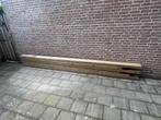 6 vuren balken geïmpregneerd 160x70mm, Doe-het-zelf en Verbouw, Hout en Planken, Gebruikt, Balk, Vuren, Ophalen