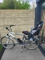 Elektrische Herenfiets merk Talent + BabyStoel TOPSTAAT, Zo goed als nieuw, 51 tot 55 cm, 50 km per accu of meer, Ophalen