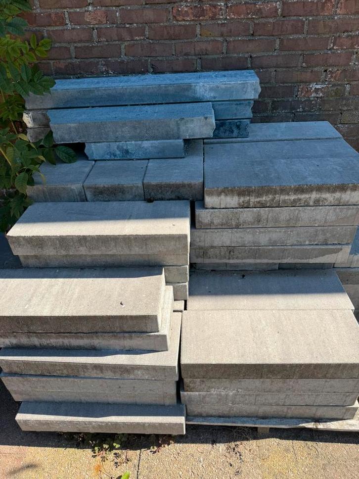 Oprit tegels, Tuin en Terras, Bielzen en Borders, Zo goed als nieuw, Minder dan 100 cm, Ophalen of Verzenden