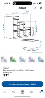 IKEA Trofast Kast met Rode Bakken, Ophalen, Kast, Zo goed als nieuw, 75 tot 100 cm