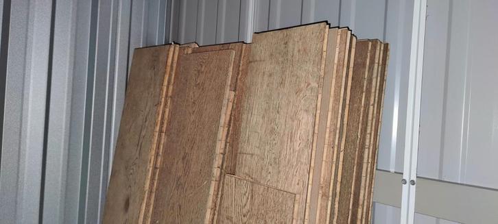 Gebruikte Vloerplanken, Doe-het-zelf en Verbouw, Hout en Planken, Gebruikt, Plank, Overige houtsoorten, Minder dan 200 cm, Minder dan 25 mm