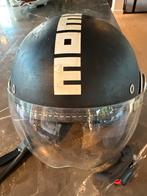 Momo Design Helm - Zwart met Witte Letters, Ophalen of Verzenden, Gebruikt, Small