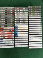 56 TDK cassettes, met 38 TDK SA type II cassettes, Gebruikt, Overige genres, Ophalen of Verzenden, Voorbespeeld