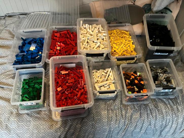 LEGO met boekjes en folders, Kinderen en Baby's, Speelgoed | Duplo en Lego, Zo goed als nieuw, Lego, Losse stenen, Ophalen