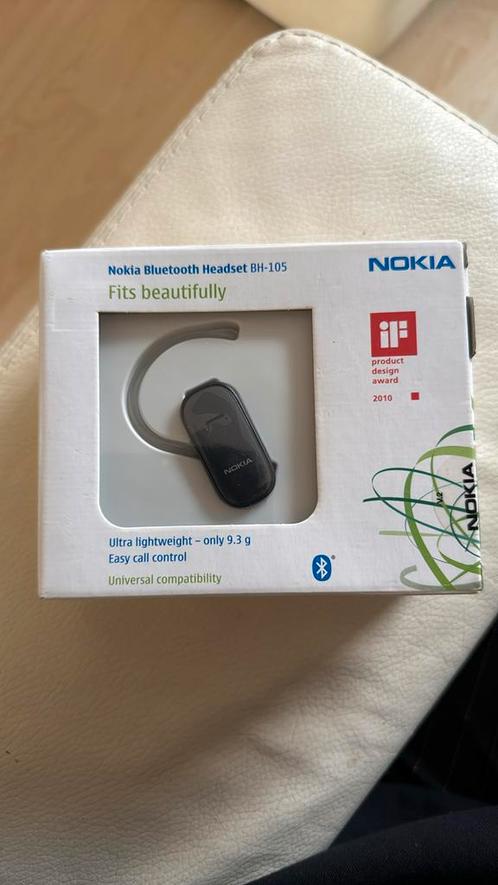 Nieuw: Nokia Bluetooth Headset BH-105, Computers en Software, Headsets, Nieuw, Over-ear, Draadloos, Ophalen of Verzenden