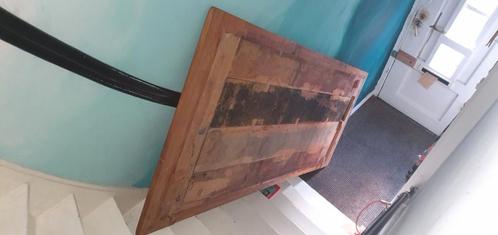 Zeer groot, massief houten tafelblad. 100cm x 260cm,dik30mm, Antiek en Kunst, Antiek | Meubels | Tafels, Ophalen of Verzenden