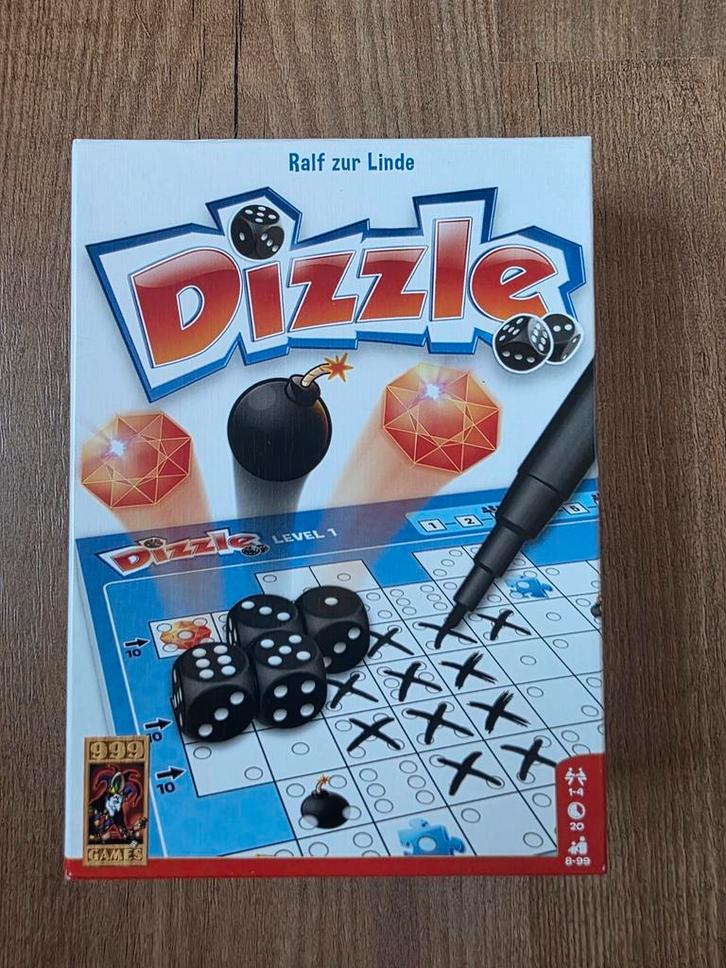 Dizzle bordspel - 999 Games - Zo goed als nieuw, Hobby en Vrije tijd, Gezelschapsspellen | Bordspellen, Zo goed als nieuw, Een of twee spelers
