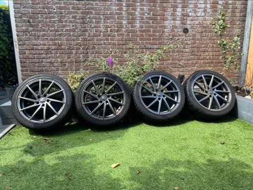 Brock B37 velgen “dark sparkle” 18 inch steek 5x108, Auto-onderdelen, Banden en Velgen, Velg(en), Winterbanden, 18 inch, 225 mm