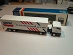Lion car, Daf trucks 2800-3300 trekker met Euro Trailer, Ophalen of Verzenden, Zo goed als nieuw, Bus of Vrachtwagen, Lion Toys