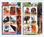 Disney & Dieren - du Congo 2003 - gestempeld 3 Blocks, Ophalen of Verzenden, Gestempeld, Overige thema's
