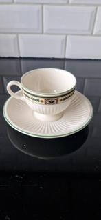 Wedgwood Queen's Ware Kop en Schotel, Antiek en Kunst, Ophalen of Verzenden