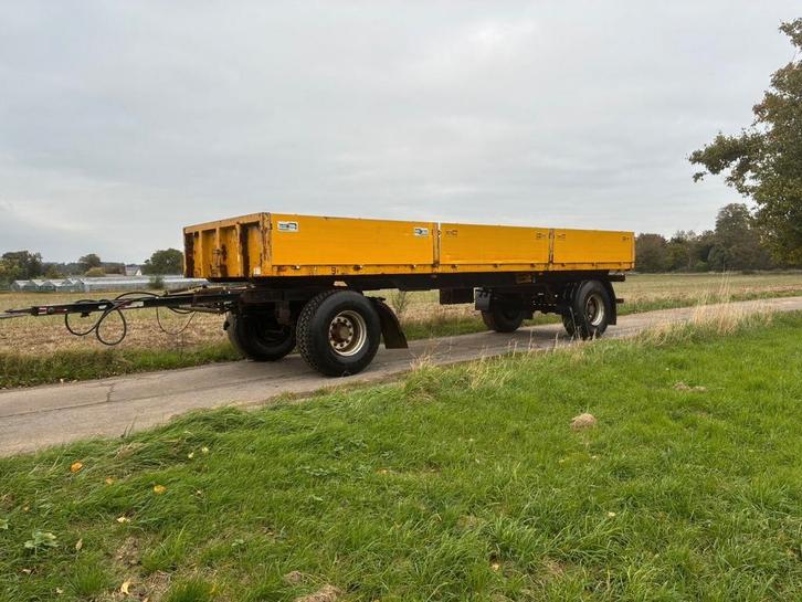 2 stuk gloria plateau aanhangwagen 13.1 ton laadvermogen, Zakelijke goederen, Agrarisch | Werktuigen, Transport, Ophalen