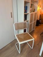 2x Thonet Cesca stoelen wit webbing/rotan, Ophalen, Twee, Wit, Riet of Rotan