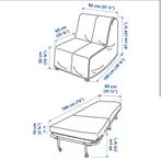 Ikea slaap fauteuils, Huis en Inrichting, Ophalen, Eenpersoons, 190 cm of minder, Zo goed als nieuw