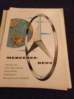 ad reclame MERCEDES-BENZ ster symbool programma 60s, Verzamelen, Merken en Reclamevoorwerpen, Overige typen, Gebruikt, Ophalen of Verzenden