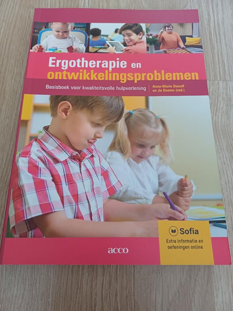 Ergotherapie en ontwikkelingsproblemen, Boeken, Studieboeken en Cursussen, Zo goed als nieuw, Uitgeverij Acco, Beta, HBO
