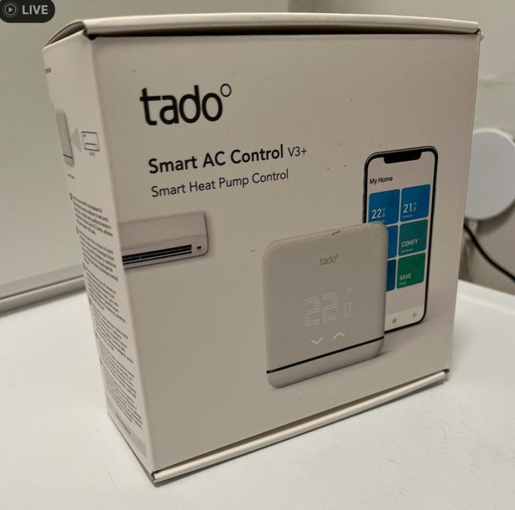 tado Smart AC control V3+, Doe-het-zelf en Verbouw, Thermostaten, Zo goed als nieuw, Slimme thermostaat, Ophalen of Verzenden