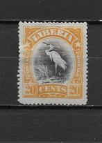 Liberia dieren 1906 postfris plakker vogel, Postzegels en Munten, Ophalen of Verzenden, Dier of Natuur, Postfris