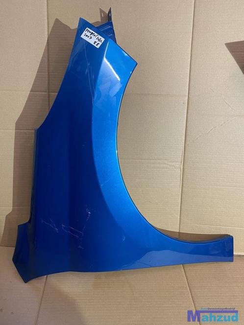 PEUGEOT 207 CC Blauw KMUD Rechts rechter scherm zijscherm, Auto-onderdelen, Carrosserie en Plaatwerk, Spatbord, Peugeot, Gebruikt