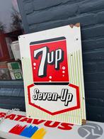 Vintage 7up Reclamebord Seven-Up, Verzamelen, Merken en Reclamevoorwerpen, Ophalen, Reclamebord, Gebruikt, .